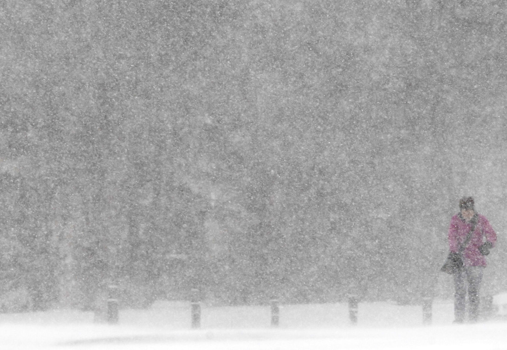 Blowing snow